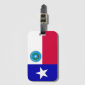 Texas-Flagge Gepäckanhänger (Vorderseite Vertikal)