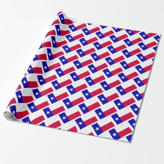 Texas-Flagge Geschenkpapier (Ungerollt)