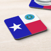 Texas-Flagge Getränkeuntersetzer (Linke Seite)