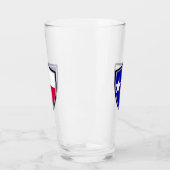 Texas-Flagge Glas (Links)