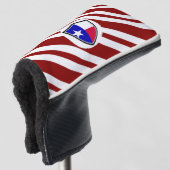 Texas-Flagge Golf Headcover (3/4 Vorderseite)