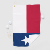 Texas-Flagge Golfhandtuch (Insitu)