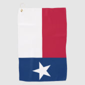 Texas-Flagge Golfhandtuch (Vorderseite)