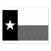 Texas-Flagge Gummistempel (Prägung)