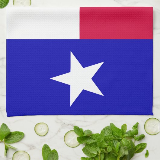 Texas-Flagge Handtuch (Gefaltet)