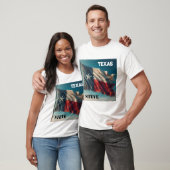 Texas-Flagge Herren T-Shirt  (Unisex)