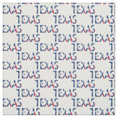 Texas-Flagge im Wort Texas Stoff (Muster)