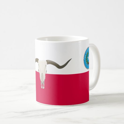 Texas-Flagge Kaffeetasse (VorderseiteRechts)
