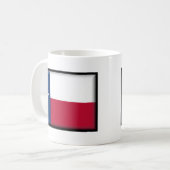 Texas-Flagge Kaffeetasse (Vorderseite Links)