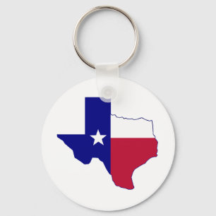 Texas-Flagge Karte Schlüsselanhänger