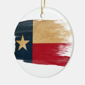 Texas-Flagge Keramikornament (Links)