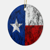 Texas-Flagge Keramikornament (Links)