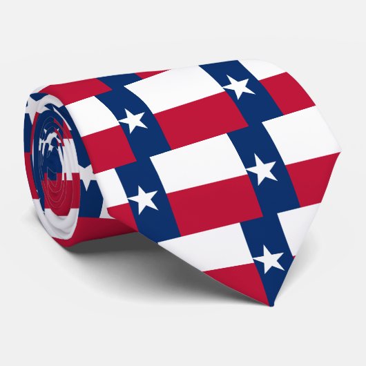 Texas-Flagge Krawatte (Gerollt)