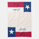 Texas-Flagge Küchenhandtuch Geschirrtuch (Vertikal)