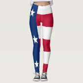 Texas-Flagge Leggings (Vorderseite)