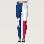 Texas-Flagge Leggings (Vorderseite)