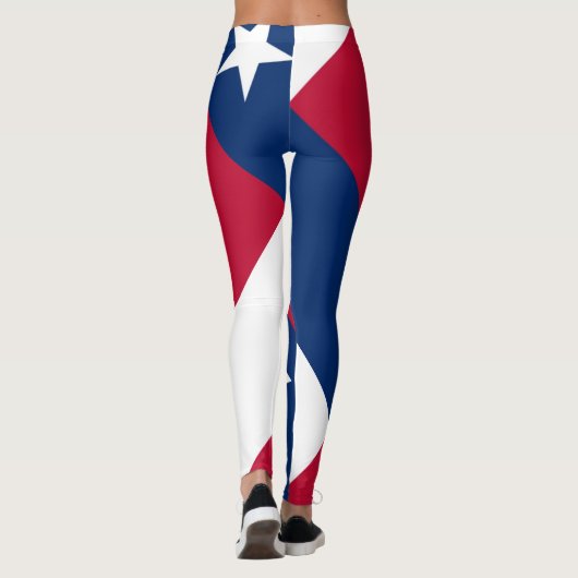 Texas-Flagge Leggings (Rückseite)