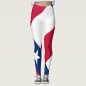 Texas-Flagge Leggings (Vorderseite)