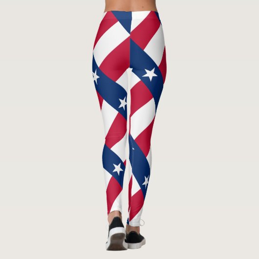 Texas-Flagge Leggings (Rückseite)