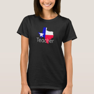 Texas-Flagge Lehrer Mathe Geschichte Naturwissensc T-Shirt