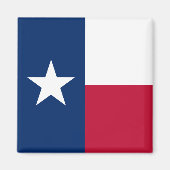 Texas-Flagge Magnet (Vorne)