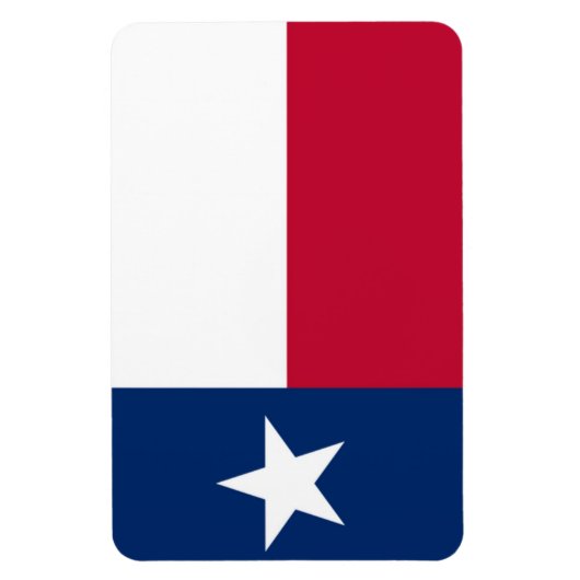 Texas-Flagge Magnet (Vertikal)