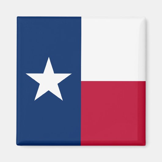 Texas-Flagge Magnet (Vorne)