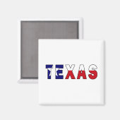 Texas-Flagge Magnet (Vorderseite/Rückseite)
