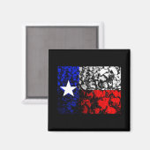 Texas-Flagge Magnet (Vorderseite/Rückseite)