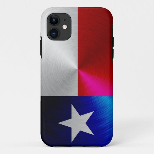 Texas-Flagge; Metallblick iPhone 5 Fall Case-Mate iPhone Hülle (Rückseite)