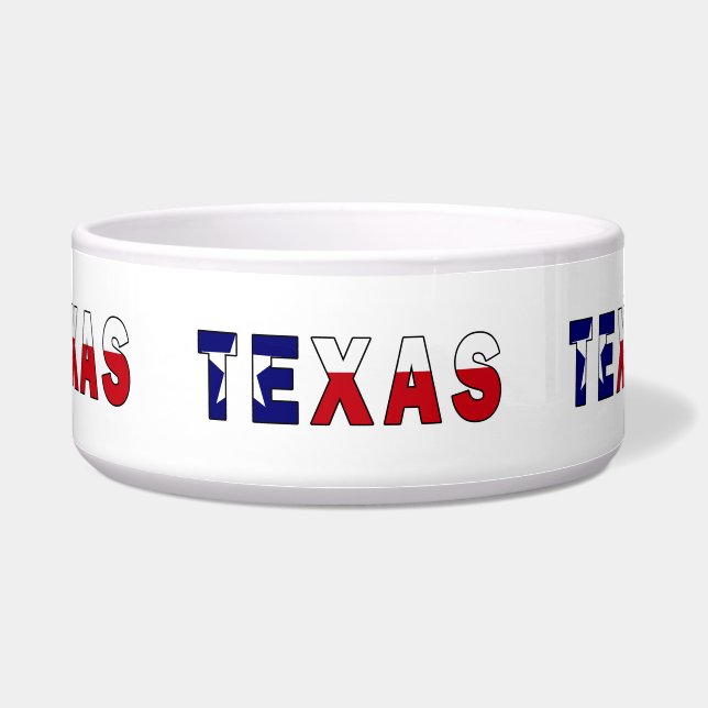Texas-Flagge Napf (Vorderseite)
