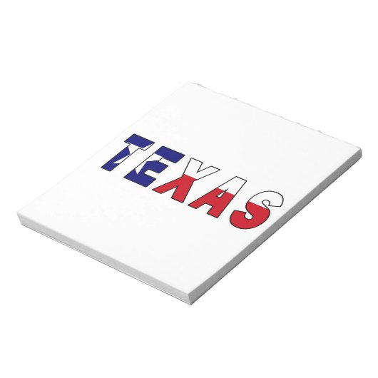 Texas-Flagge Notizblock (Rotiert)