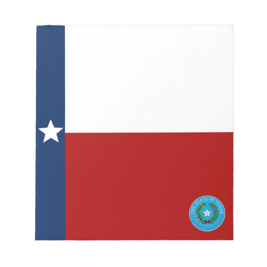Texas-Flagge Notizblock (Vorderseite)
