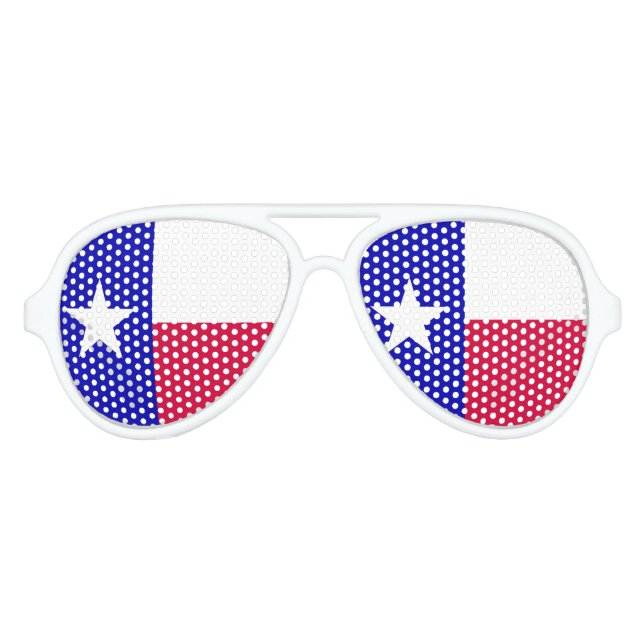 Texas-Flagge Partybrille (Vorderseite)