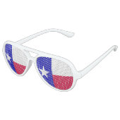 Texas-Flagge Partybrille (Schrägansicht)