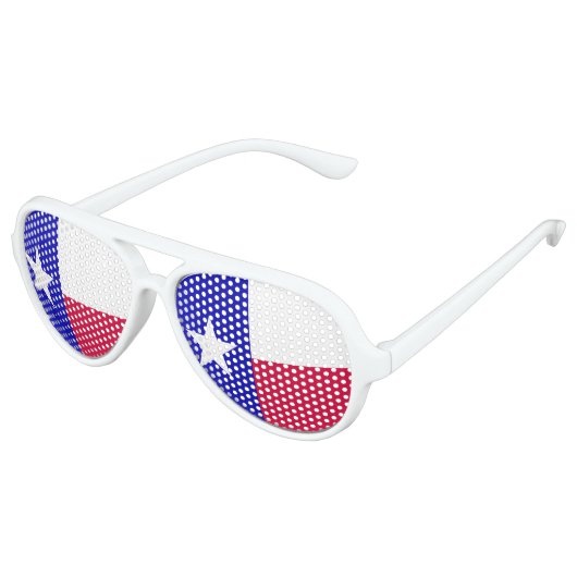 Texas-Flagge Partybrille (Schrägansicht)