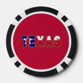 Texas-Flagge Pokerchips (Rückseite)
