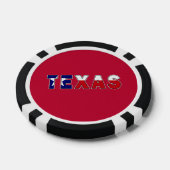 Texas-Flagge Pokerchips (Einzeln)
