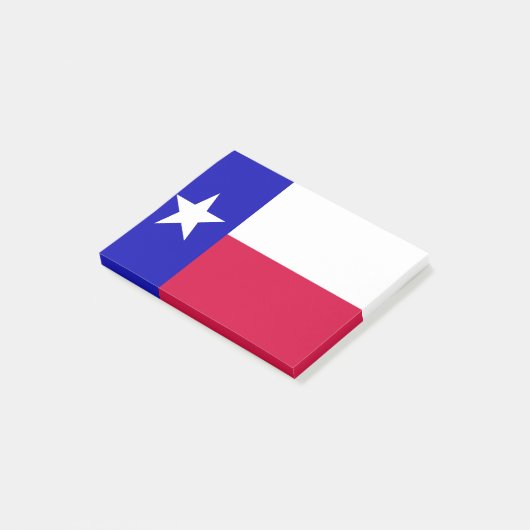 Texas-Flagge Post-it Klebezettel (angewinkelt)