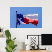 Texas-Flagge Poster (Heimbüro)