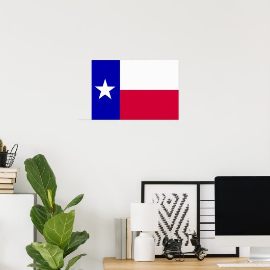 Texas-Flagge Poster (Heimbüro)