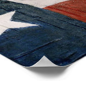 Texas-Flagge Poster (Ecke)