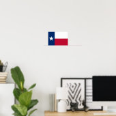 Texas-Flagge Poster (Heimbüro)