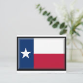 Texas-Flagge Postkarte (Stehend Vorderseite)
