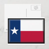 Texas-Flagge Postkarte (Vorne/Hinten)