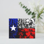 Texas-Flagge Postkarte (Stehend Vorderseite)