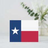 Texas-Flagge Postkarte (Stehend Vorderseite)
