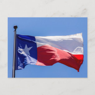 Texas-Flagge Postkarte