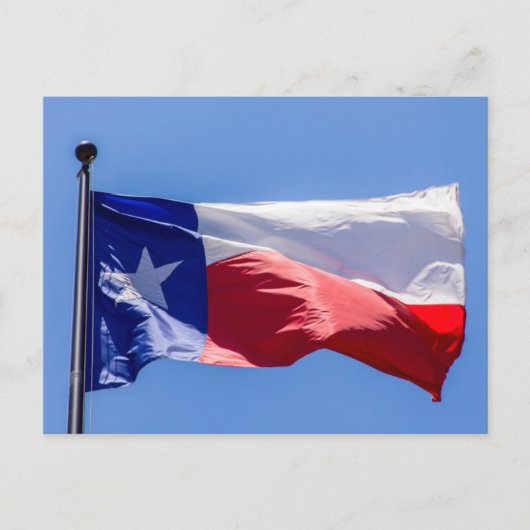Texas-Flagge Postkarte (Vorderseite)