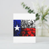 Texas-Flagge Postkarte (Stehend Vorderseite)